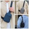 Solid Color Shoulder Crossbody Bag Multifunctional Sports Waist Bag Cool Men's Chest Bag  Travel