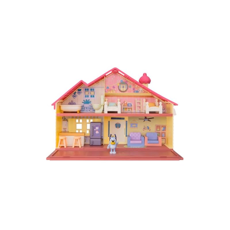 TAKARA TOMY Bluey's Furniture Galore! Two-Story Bluey Family House
