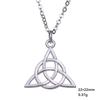 Teamer Witch Knot Pendant Necklace For Women Viking Irish Celticss Knot Magic Wicca Necklaces Jewelry Valentine Gifts Wholesale