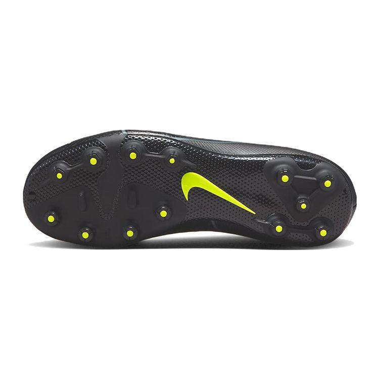Nike Air Zoom Vapor 15 Synthetikleder Runde Zehenpartie Schnürschuhe Rutschfest Stoßdämpfend Langlebig Low-Top Fußballschuhe Kinderfußballschuhe Schwarz DJ5618-001