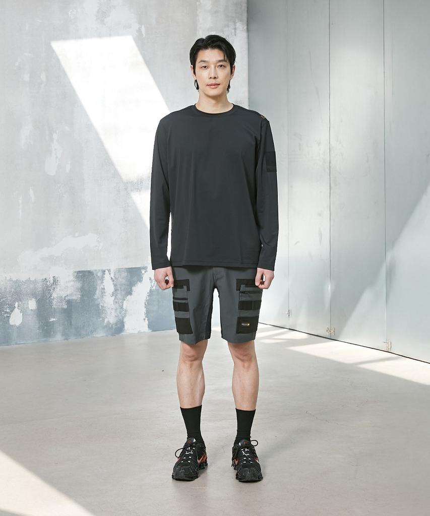 WILLBE LAB Solid Half Pants (Dg)