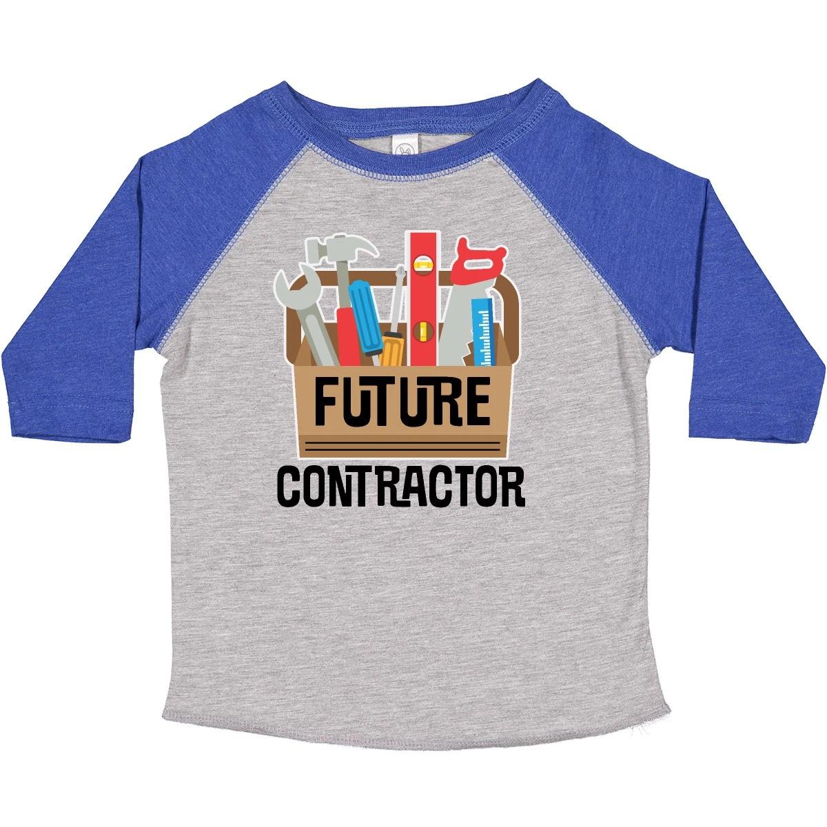 

Inktastic Construction Future Contractor Toddler kids boys T-Shirt Tools Tool Box Childs 140