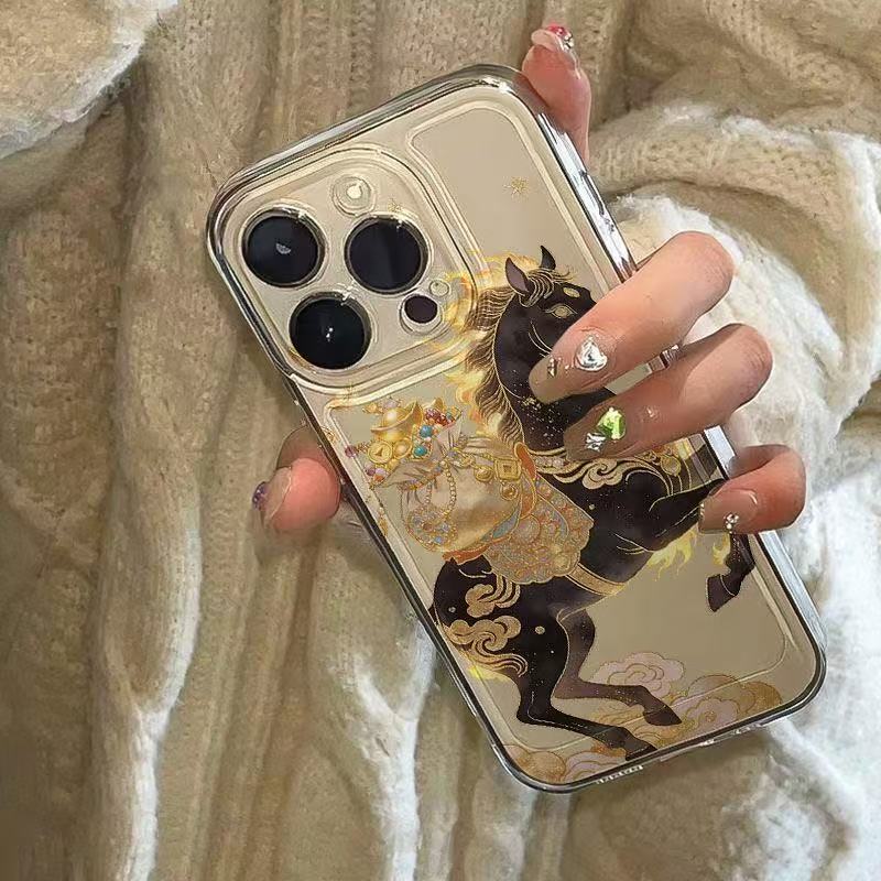 Personalized Horse for Iphone17promax Mobile Phone Case Apple 16/14pro Simple 13/12/15/11pro