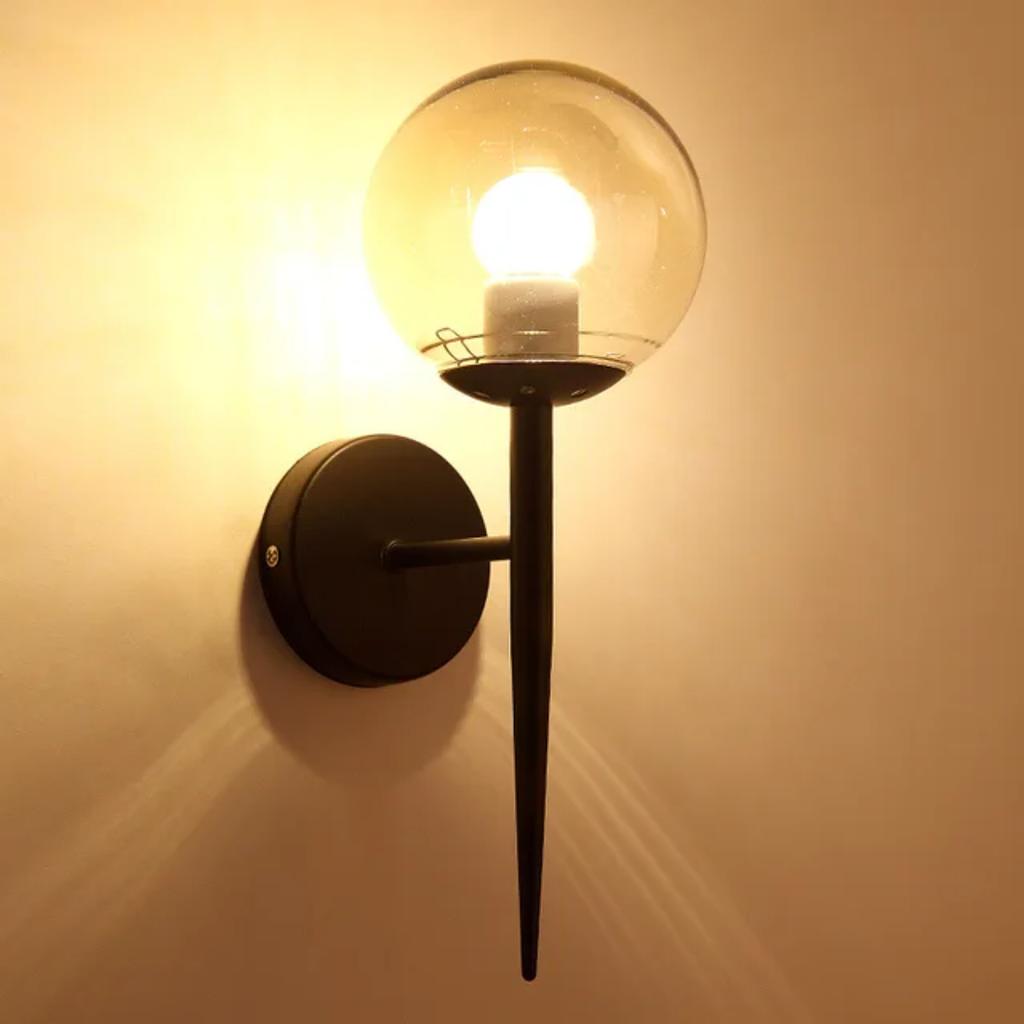 New Elegant and stylish Nordic gold and black wall lamp - perfect for a brief bedroom and study. Modern, simple bedside lights w