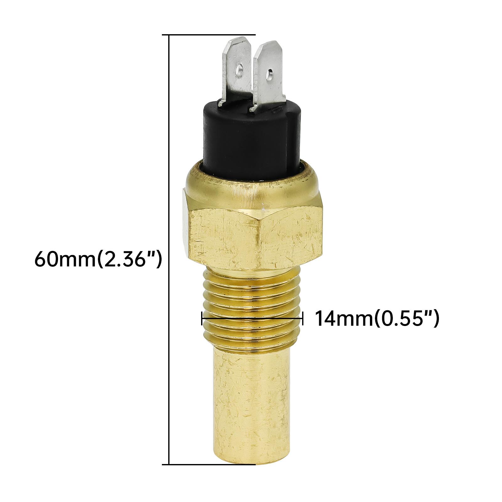 

M14*1.5 M16*1.5 Thread Car Water Temperature Sensor 301-22ohm With Alarm Temperature Sensor For Boat Marine 12/24V M14X1.5