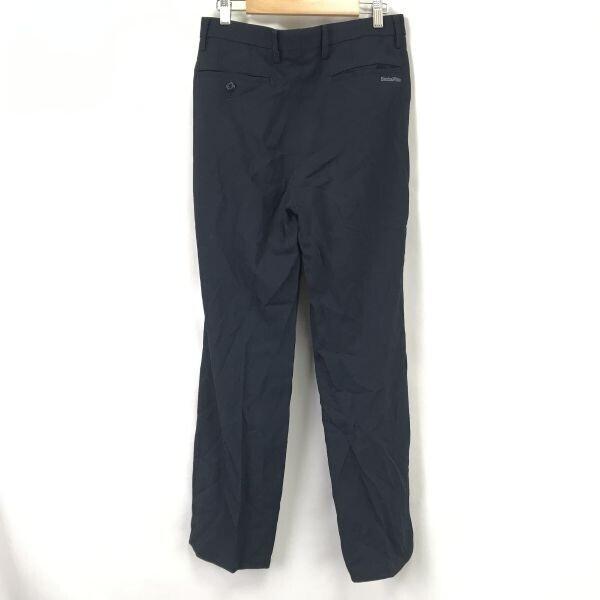 Made In Japan Black & White Golf Pants S-M Men W76 Navy Inseam 76cm(USED)