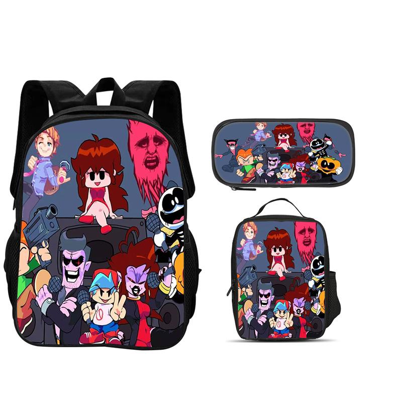 Fundamental Round Front Carrier Rucksack Versatile Style Trend Animated Boys Plus Girls School Birthday Best Gift