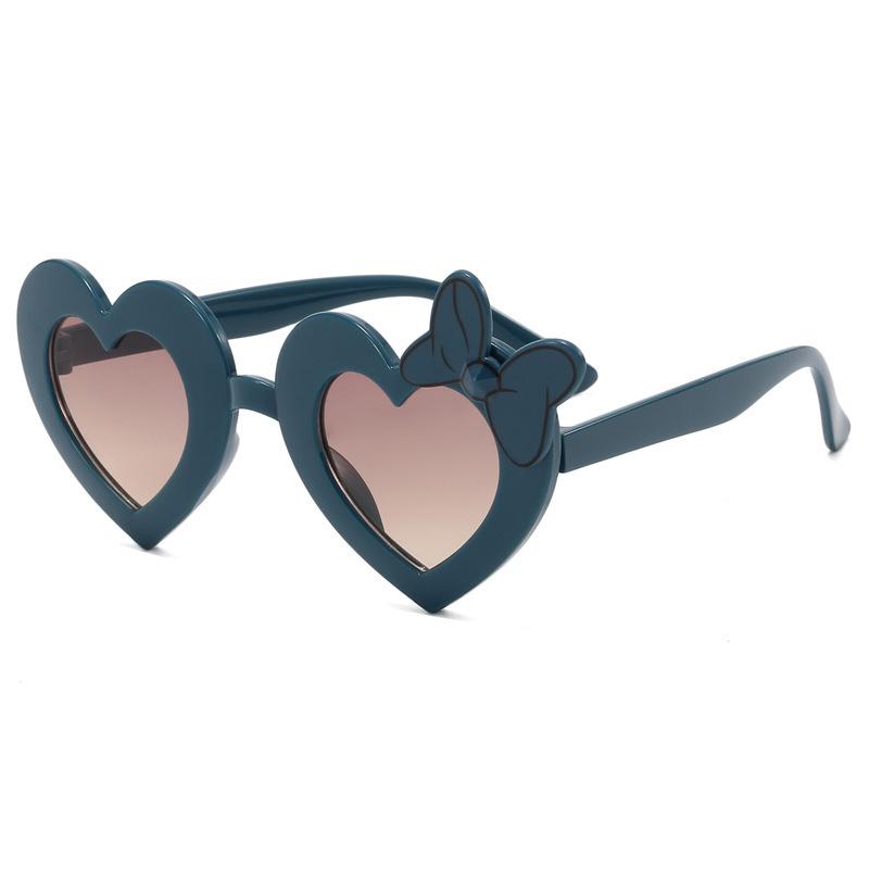 Children'S Cartoon Sunglasses, Blackout, Sunscreen, Cute Sunglasses, Girls' Baby Love Bow, Toy Glasses.