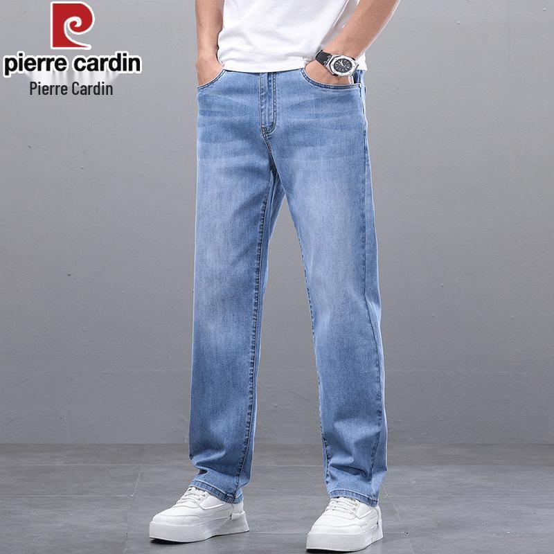 Pierre Cardin Men's Summer Loose Straight-Leg Jeans