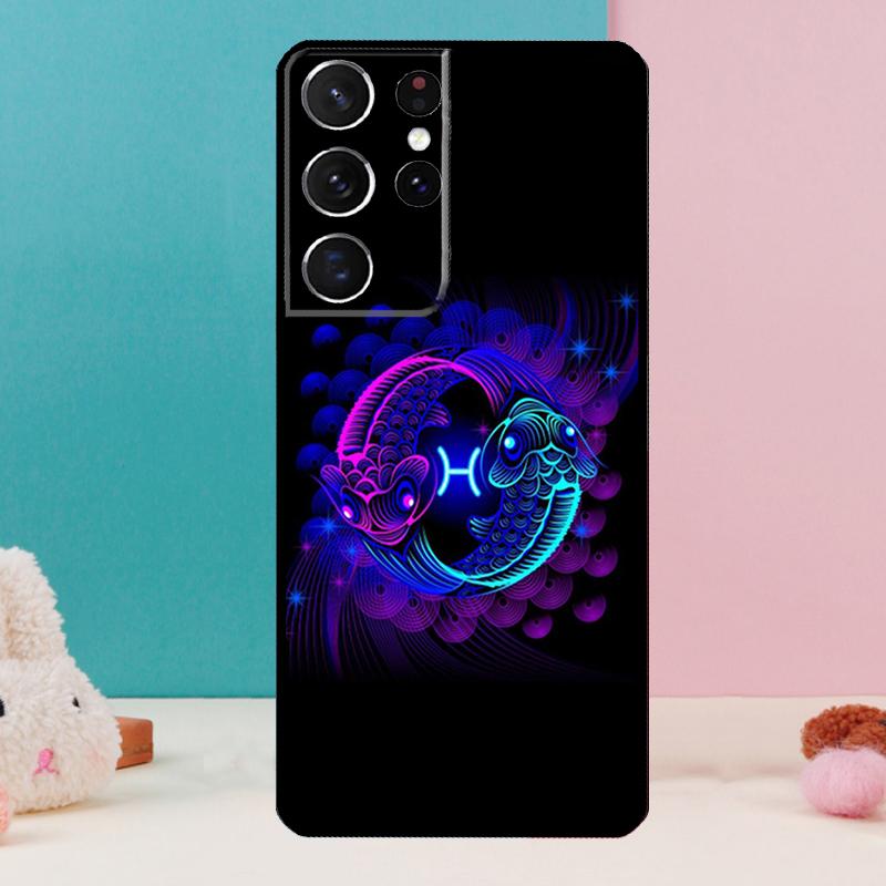 

Twelve Constellations Phone Case For Samsung Galaxy S25 S24 S23 S22 S21 Ultra S9 S10 S20 Plus FE Funda Cover Shell Galaxy S25Ultra