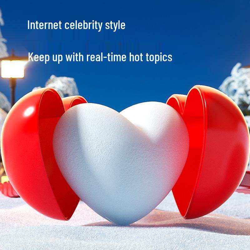 Children's Winter Snowball Maker: Duck Mold & Snowman Tool Set