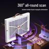 Portable Mosquito Killer Lamp: Indoor/Outdoor Fly Repellent with Electric Shock & Photocatalyst, Wall-Mount or Desktop Use