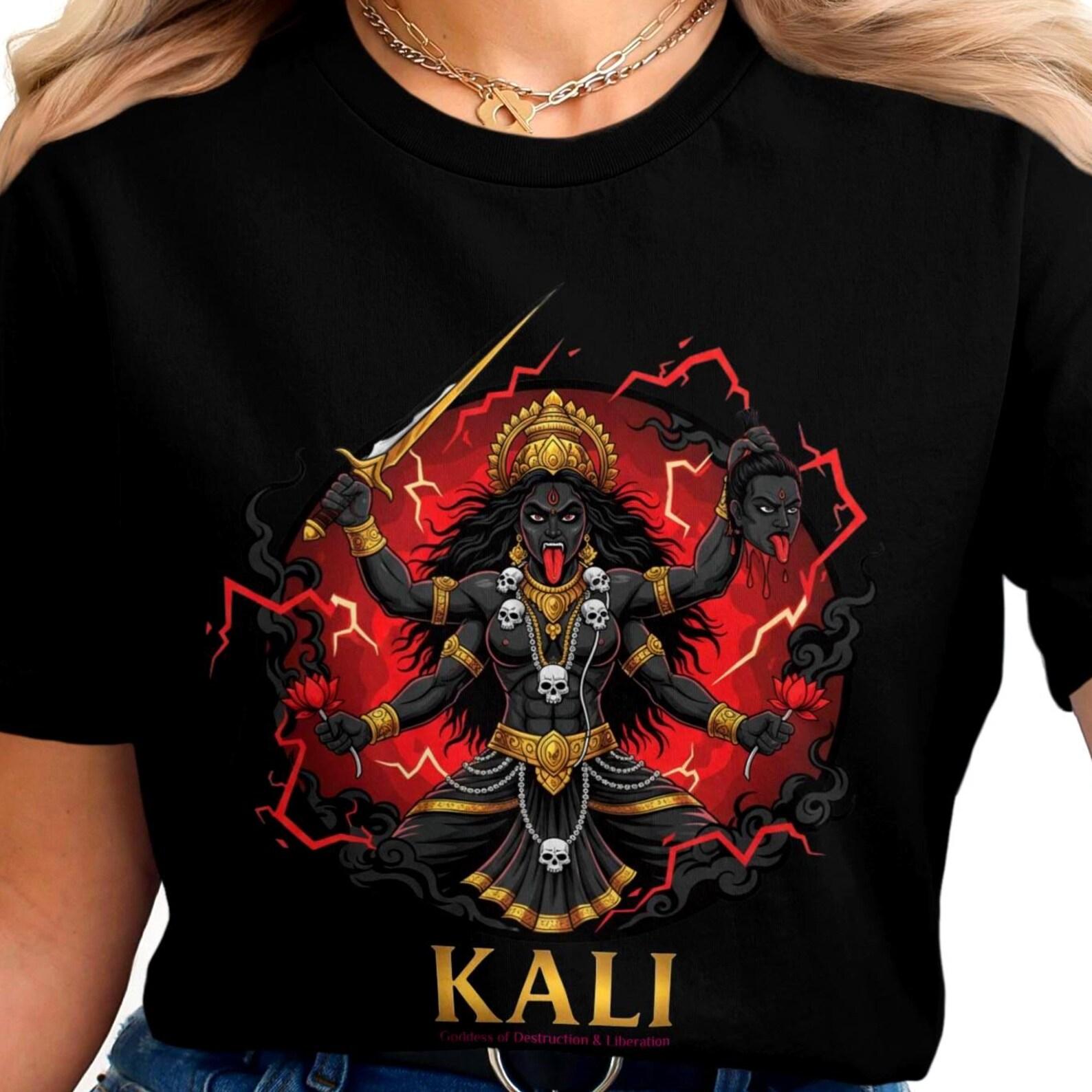 Kali Goddess T-Shirt | Hindu Mythology | Vintage Hindu God Tee 3XL