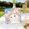 Oil Painting By Number House Tree DIY Digital Oil Painting Scenery Drawing Numbers Adults Kit Cat Handmade Gift Home Decor Gifts