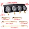 Vacuum Carburetor Synchronizer Carb Tool sync 4 Gauge Set with Rubber Hose Vacuum Balancer Meter Kit For Motorbike