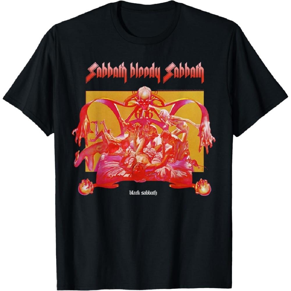 

Официальная футболка Black Sabbath Sabbath Bloody Sabbath Яркая XXXXXL чёрный