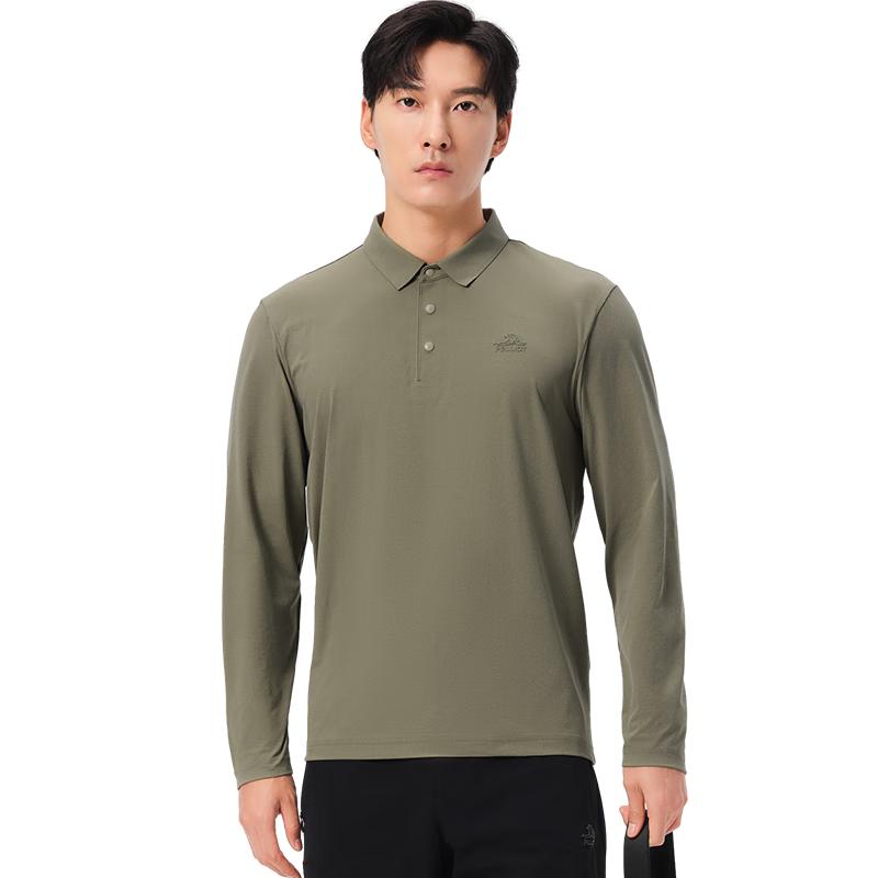 Pelliot Men s Outdoor Quick-Dry Long Sleeve Polo Shirt XXXL