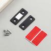 1 Set Ultra Thin Magnetic Door Catch Heavy Duty Stainless Steel Cabinet Door Magnet Adhesive Kitchen Closet Cupboard Drawer Magnetic Latch