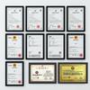 100 Pack A4 Clear Sheet Protectors, 11 Holes Heavy Duty Binder Pockets, 0.065mm Thickness Document Sleeves