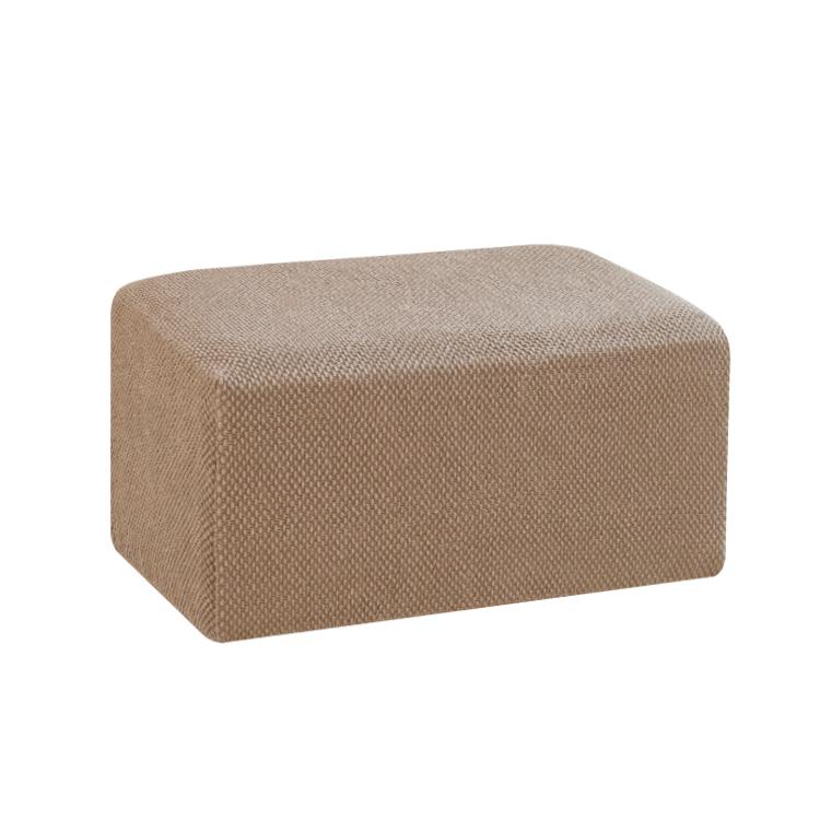 Simple Elastic All-inclusive Sofa Footstool Cover Thickened Chair Covers Ottoman Cover Solid Color Pedal Cover Slipcover