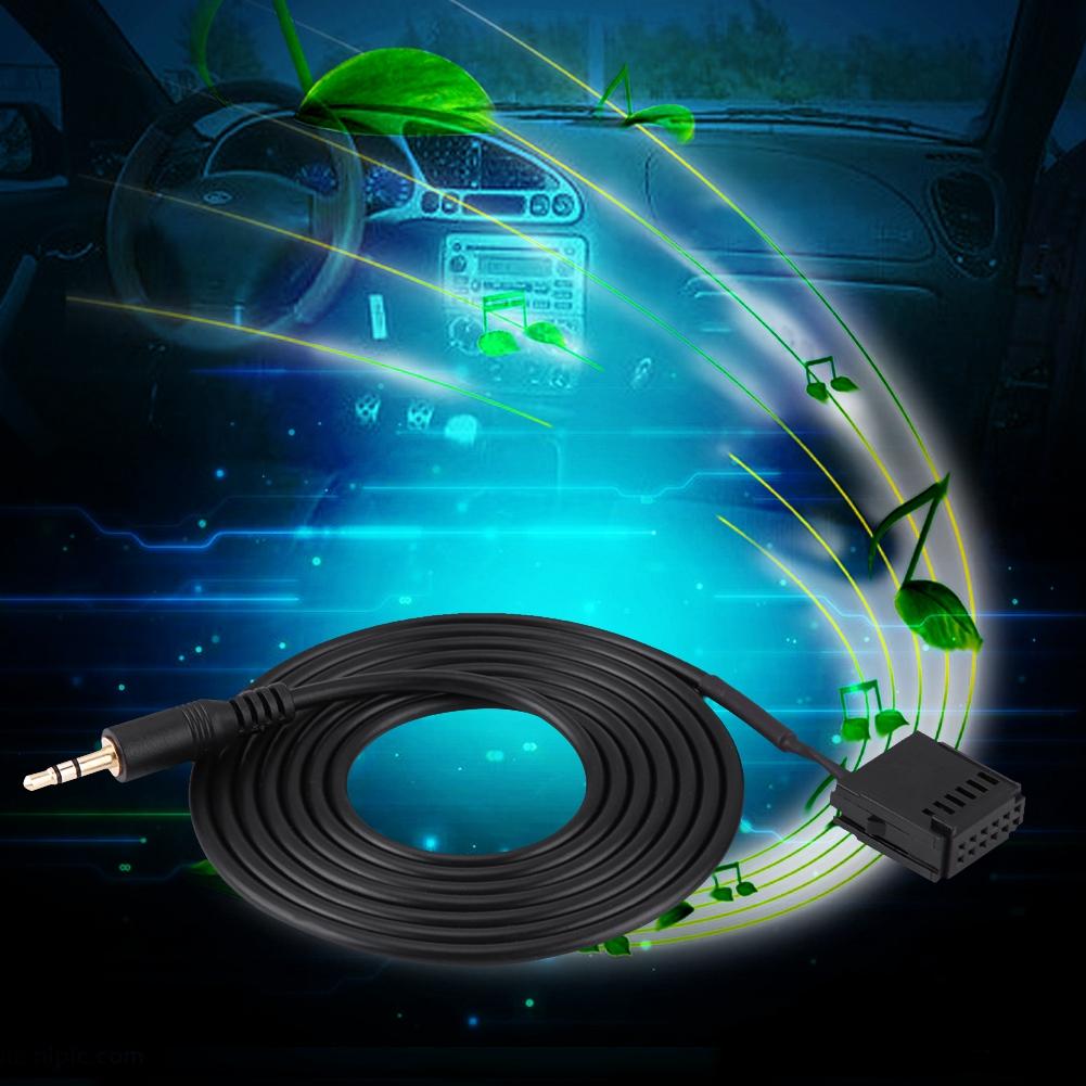 Audio Aux Kabelový Adaptér pro Auto pro Ford 6000CD Mondeo Fiesta s Klíči pro Vyjmutí CD