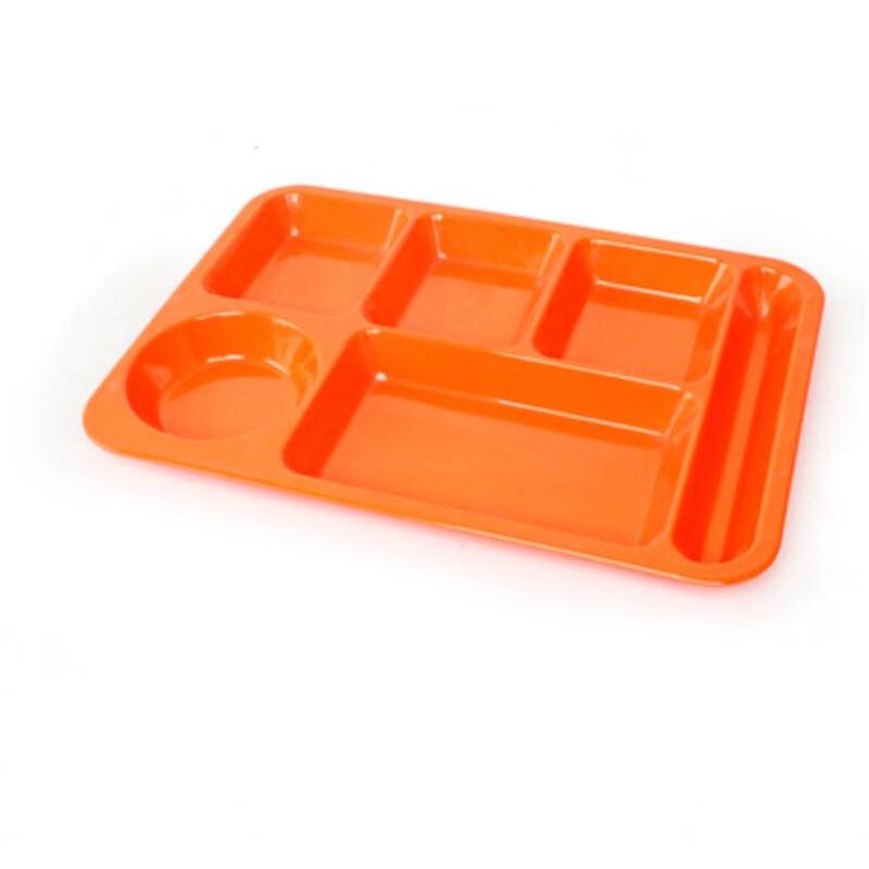 USAN HOME Melamine 6-Compartment Food Tray