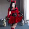 Women Christmas Dress Halloween Devil Cosplay Uniform Sexy Nightclub Stage Costume Lingerie Nightwear Porno Clubwear Dresses