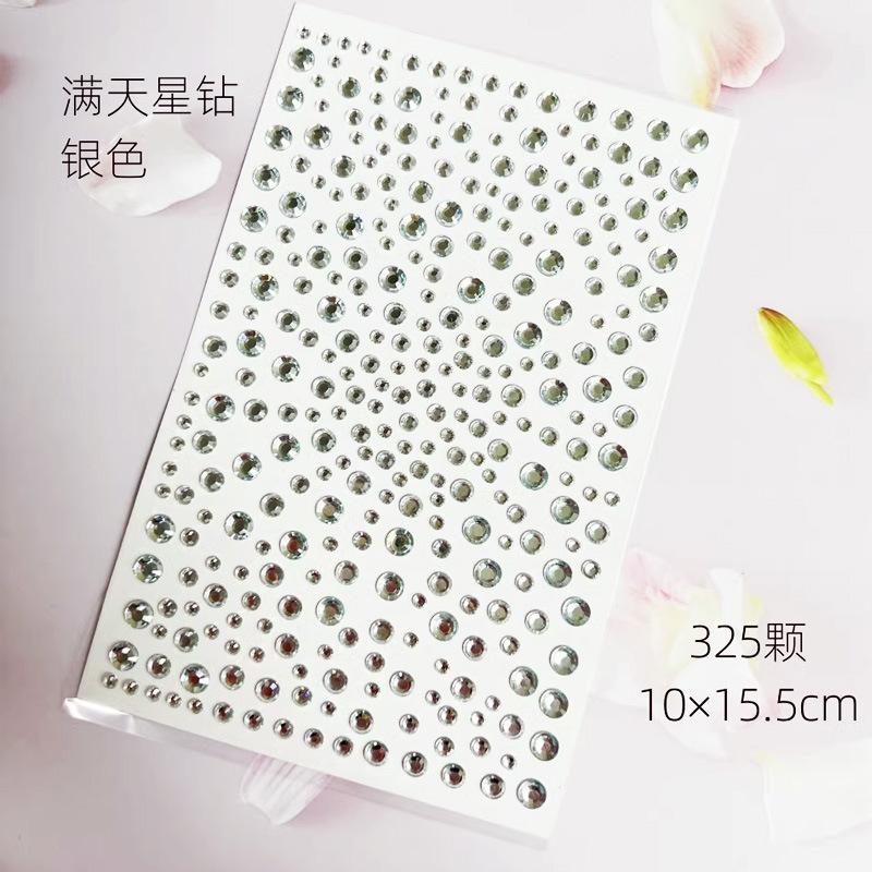 Self-adhesive Face Rhinestone Festival Face Jewels Rhinestone Stickers Faux Pearl Adhesive Decorations for Concert Makeup Hair