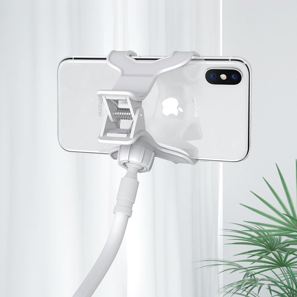 Adjustable Rotating Mobile Phone Stand - Multi-Functional Desktop & Bedside Holder