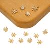 Copper Snow Flowers Charms Pendants DIY For Women Earring Making Supplies