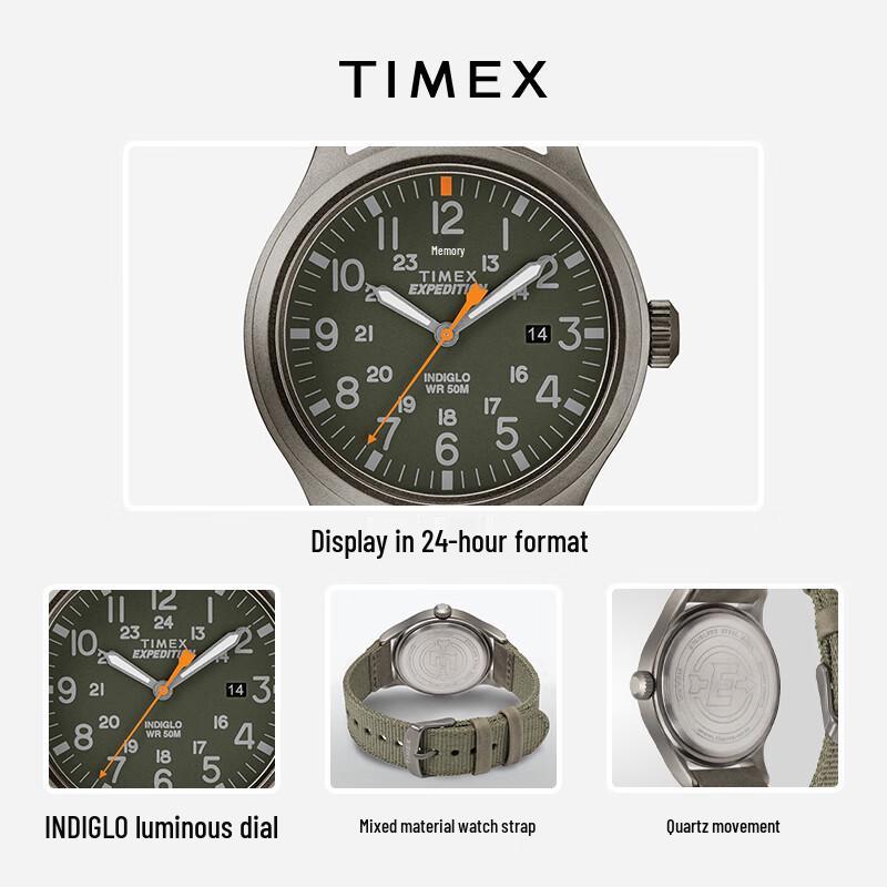 Timex Expedition Serie Herren Luminous Quarz Uhr