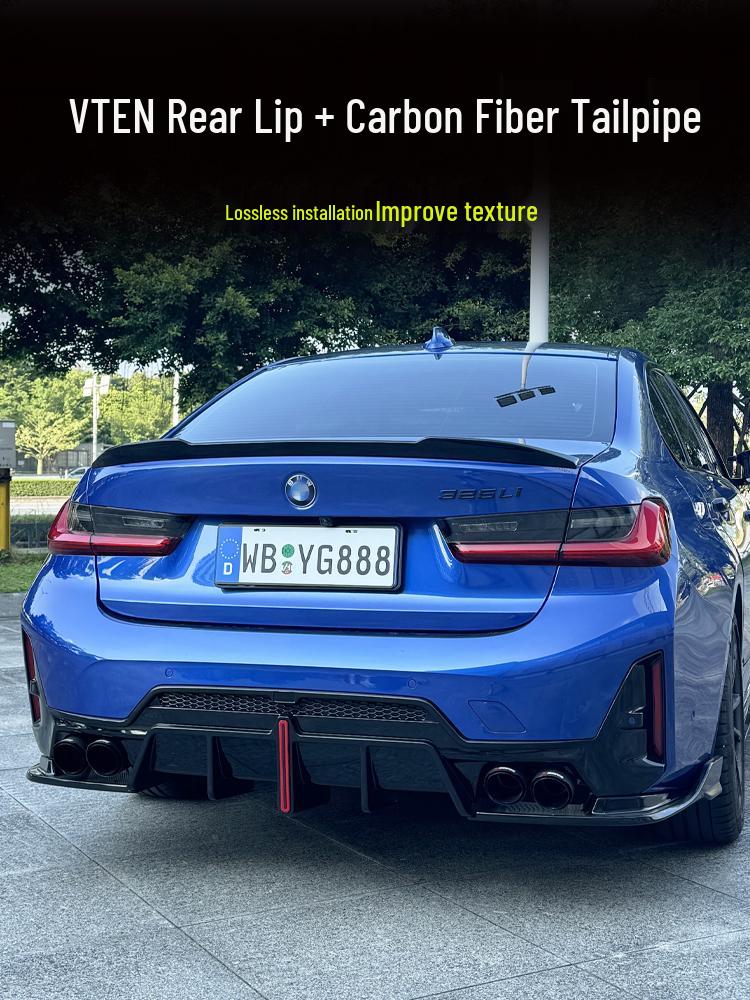 Front Lip & Bumper Kit for 20-25 BMW 3 Series - Black MP