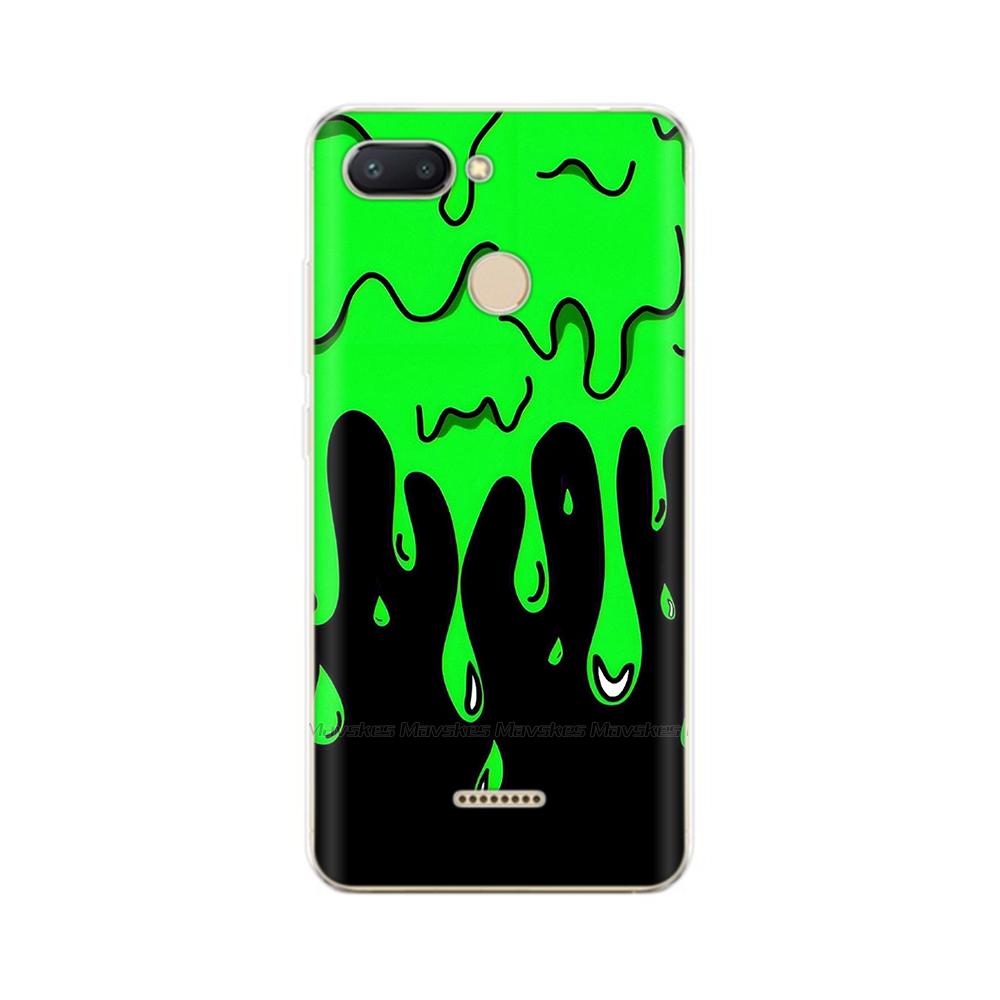For Redmi 6 Phone Cover Transparent Silicone TPU Protective Cats Flower Print Covers Case For Xiaomi Redmi 6 6A Redmi6 Funda