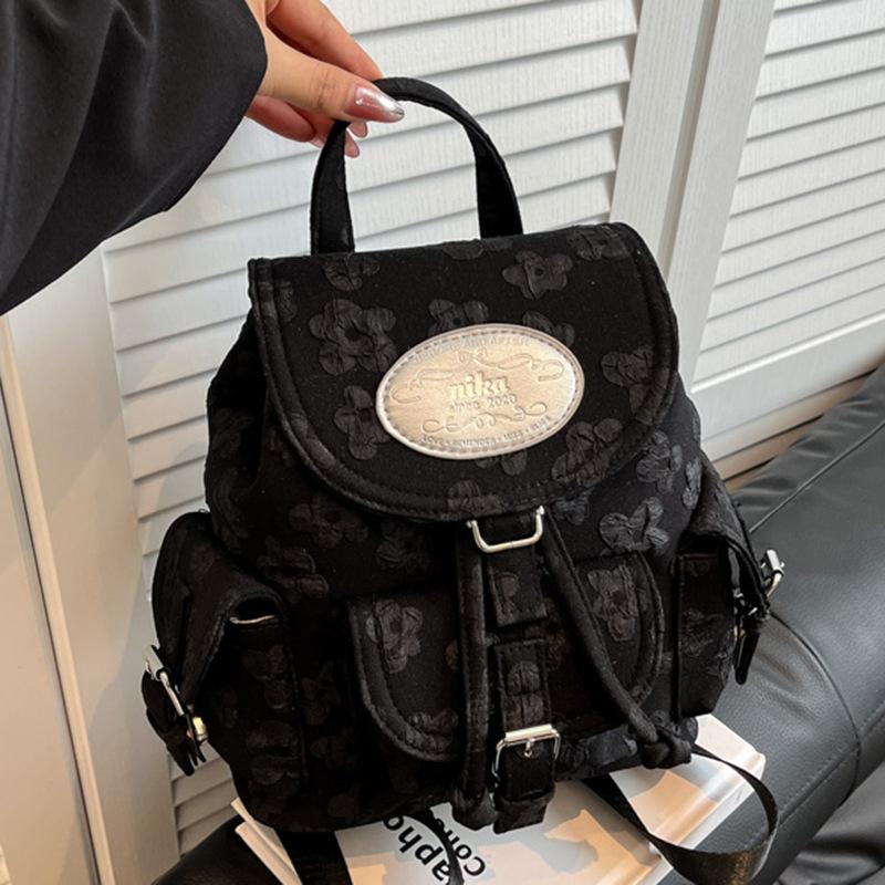 Schoolbag Korean version backpack bag women's 1011 summer new fashion college style backpack foreign style large capacity leisure travel bag