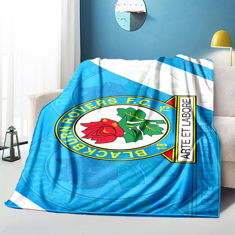 Rovers Crest Football Club Bedruckte Decken Weiche Flanelldecken für Sofa Bett Geschenke für Männer Frauen Picknickdecke Weihnachtsgeschenke