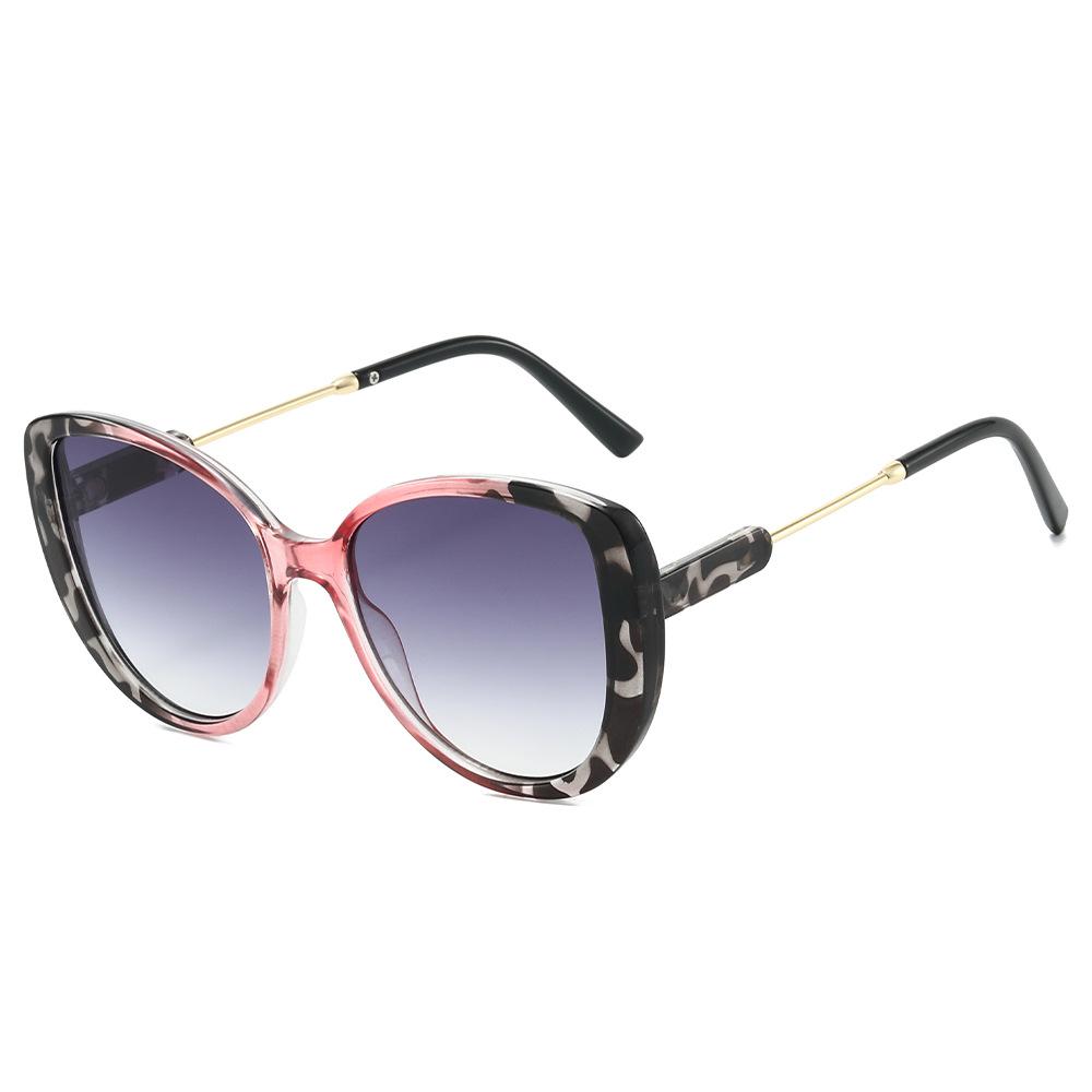 Korean Version Personality Large Frame CatEye Sunglasses Outdoor UV400 Luxury Sunglasses Women Fashion Travel Decoration Eyewear