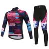 2026 Autumn Velvet Thin Cycling Suit, Long-sleeved Suit, Speed Skating Suit, Windproof and Warm Cycling Suit, Road Bike Cycling Equipment