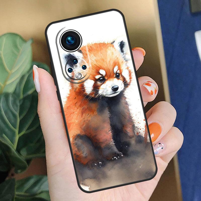 

Red Panda Case For Honor Magic 7 5 6 Pro 200 Lite Honor X8b X9c X9b X9a X8a X8 X9 50 70 90 Lite Cover Honor Magic7 Lite