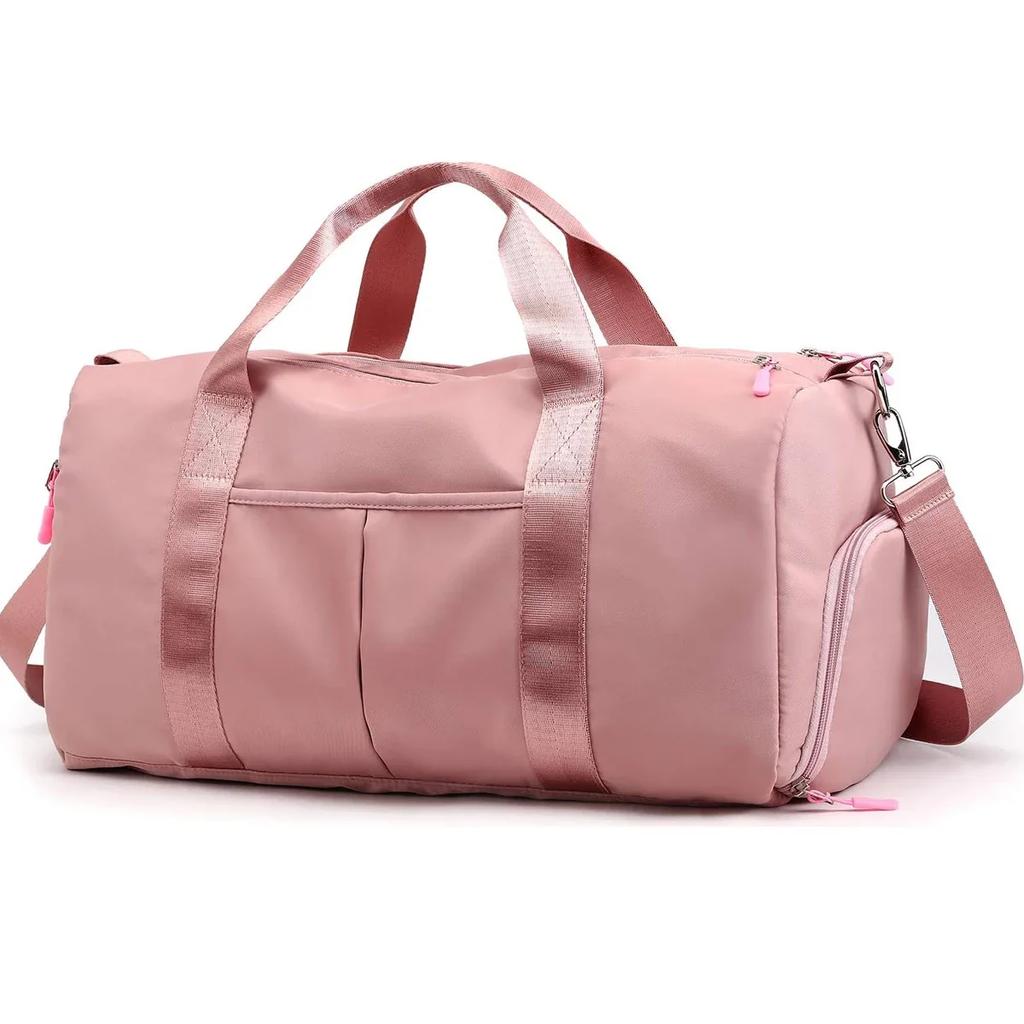 Travel Workout Fitness Sports Gym Bag Luggage With Wet Pocket Shoes Compartment Travel Yoga Sports Gym Duffel Bag For Men Women