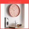 Moderne runde Quarz-Wanduhr mit lautlosem Uhrwerk für Wohnzimmer-Dekoration