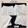 Hot Style Elastic Pocket Fluffy Flower Bud Skirt New Summer High Waist Lantern Black and White Pants Short Skirt
