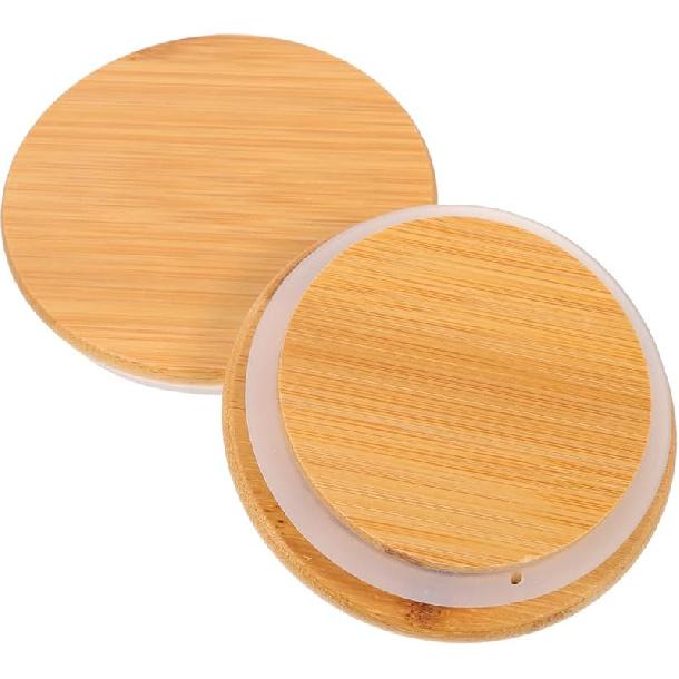 

Hemoton 2 Pcs Glass Pitcher Bamboo Lid, Glass Water Carafe Lid for Fridge Water Jug, Maker Parts for Beverage Coffee Milk Bistro Pitcher,Diameter As Shown 2