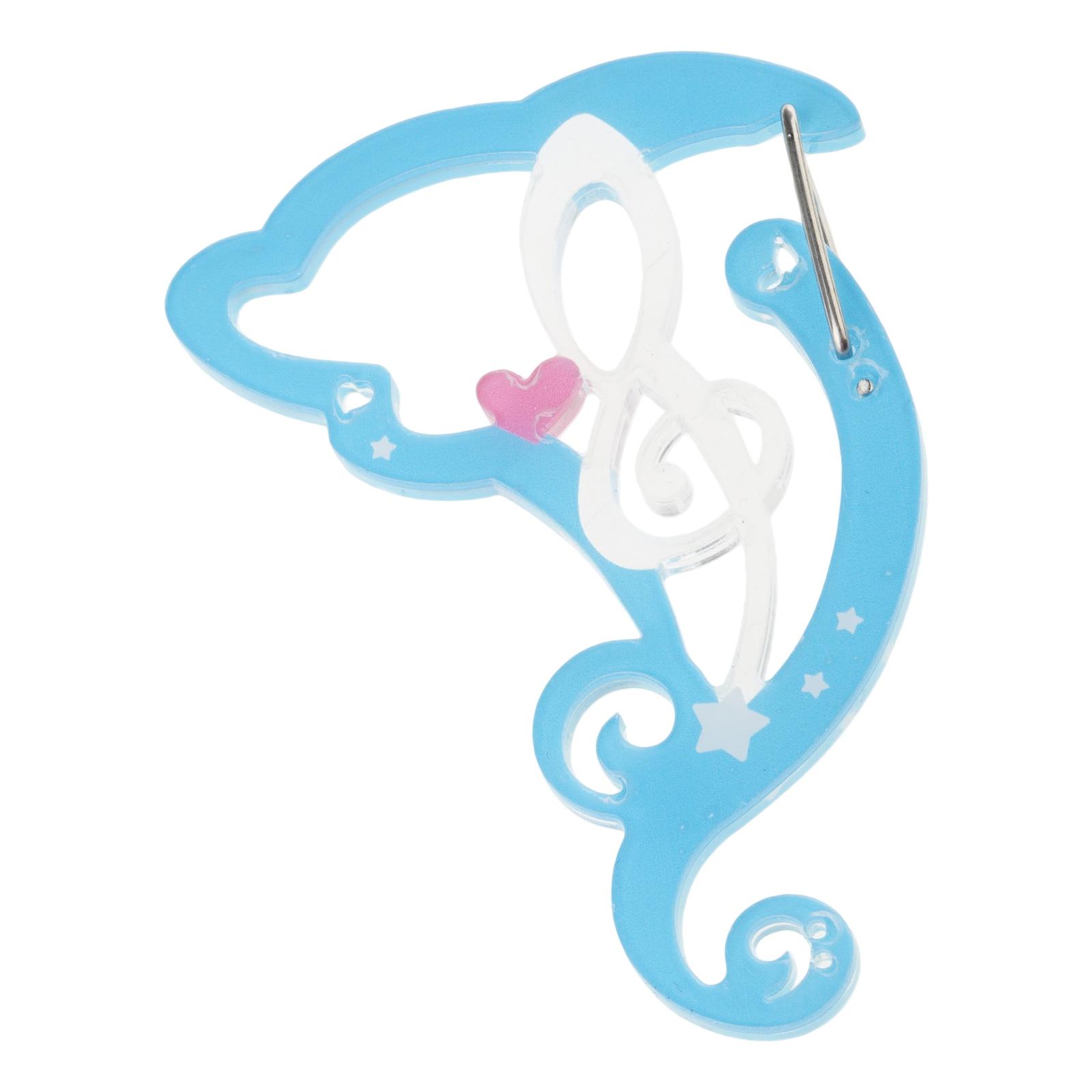 

Lightweight Sturdy Acrylic Key Ring with Charming Cherries and Dolphin Design Lightweight Key Accessory for Everyday Use