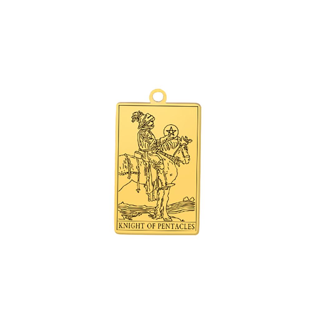Suit of Pentacles Tarot Cards Vintage Amulet Pendant for Necklaces Suit of Swords Traditional Tarot Art Minor Arcana Wholesale