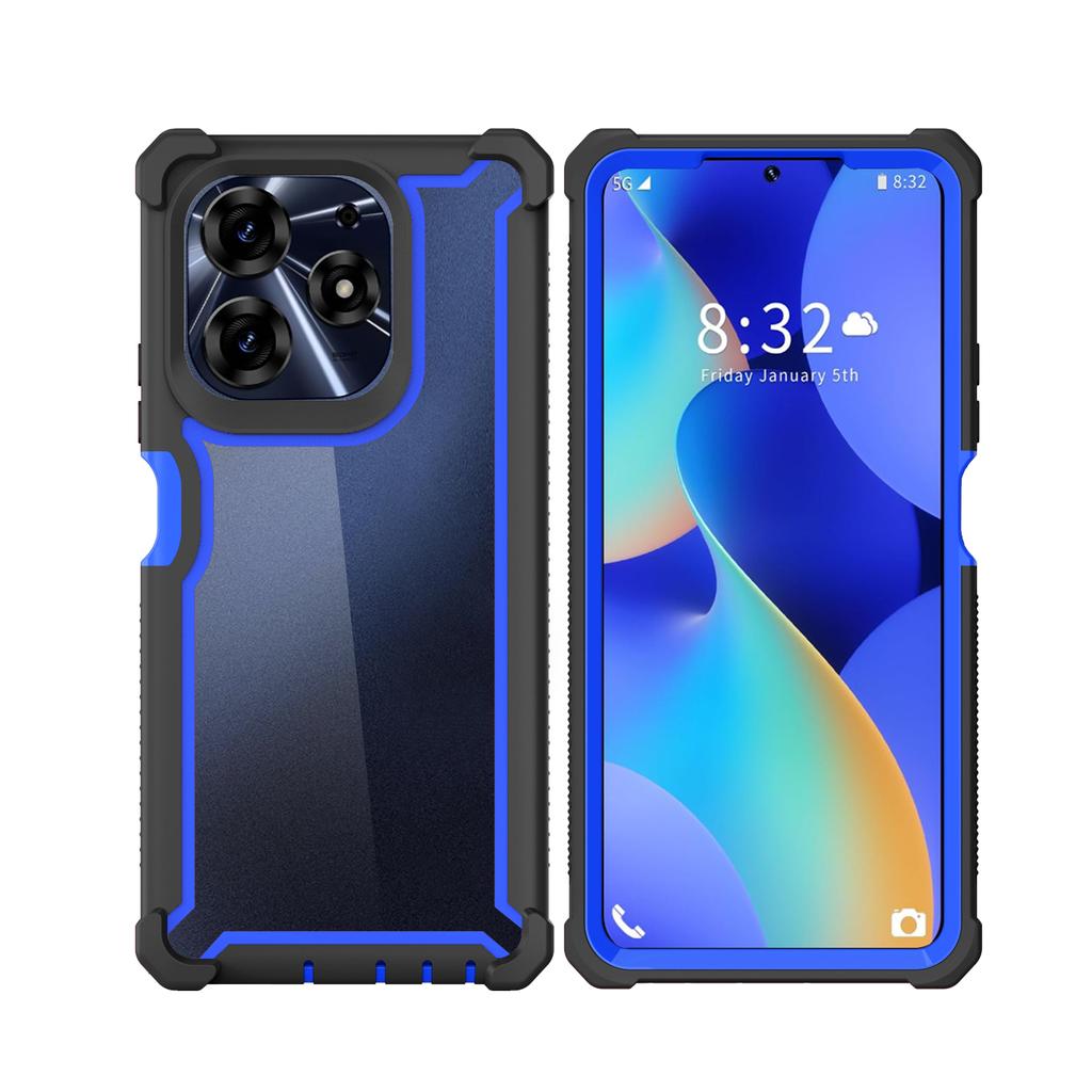Latest Fashion Style All Round Protected Phone Case TPU PC Two in One Material Shockproof Phone Case for Tecno Spark 10 Pro