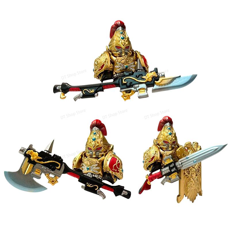 Medieval Ancient Castle Green Dragon Raven Knights Armour Assemble Scene Building Block Figures Children's Bricks DIY Toys Gifts