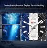 OFNS Men's Quartz Waterproof Calendar Watch with Rotatable Outer Bezel & Luminous Display, Model 1625