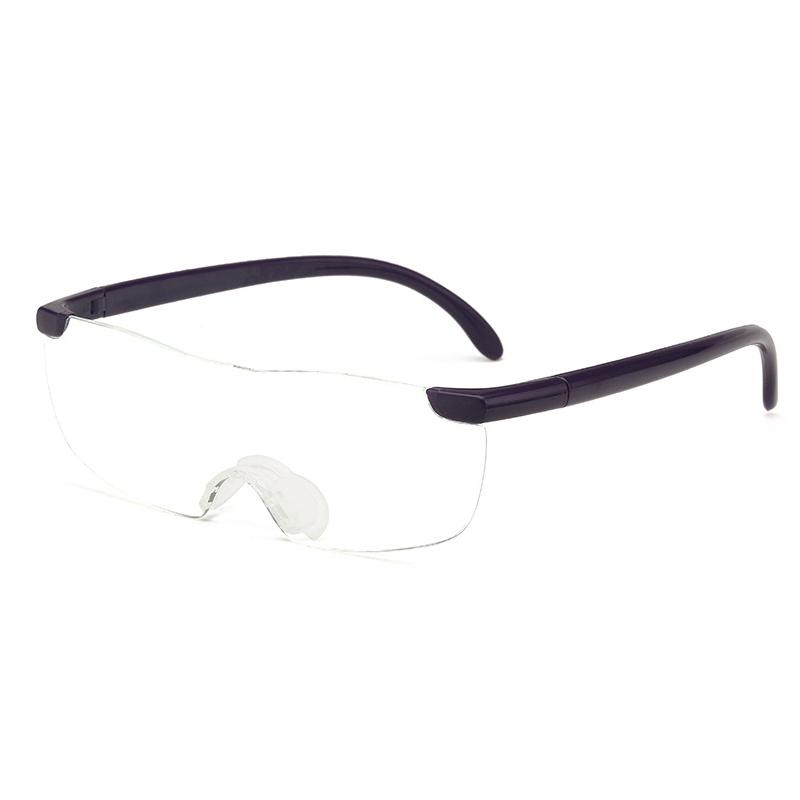 1.6 Times Magnification Reading Glasses Rimless Big Vision Magnifying Portable Plastic Presbyopia Glasses Women Diopter 20.5