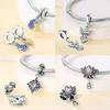 Copper Metal Flower Butterfly Cute Animal Luminous Series Fashions Bead Components Charm Bead Components Designed For Authentic Original Do It