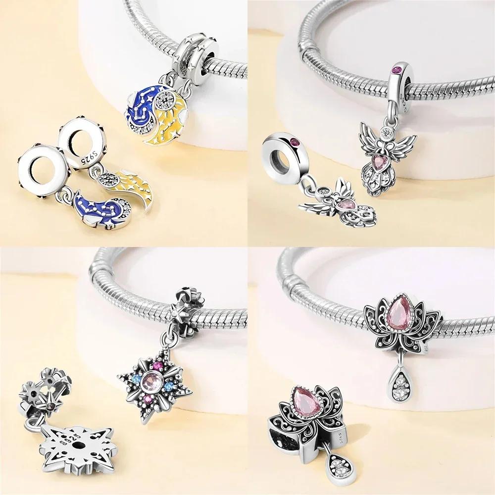 Copper Metal Flower Butterfly Cute Animal Luminous Series Fashions Bead Components Charm Bead Components Designed For Authentic Original Do It